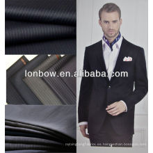 tela caliente del diseño de la raya del estrecho de las lanas del 100% de la venta caliente para el traje del hombre